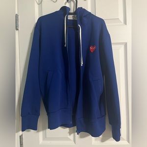 Comme Des Garcons Play zip up hoodie